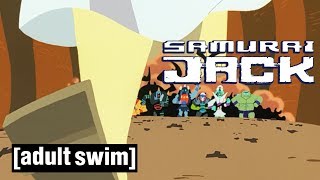 Samurai Jack  Jack vs Demongos Warriors  Adult Swim UK 🇬🇧 [upl. by Lederer553]