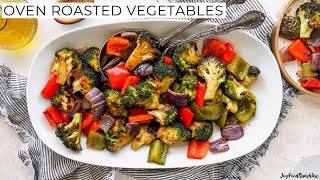 Oven Roasted Vegetables Recipe [upl. by Nide]