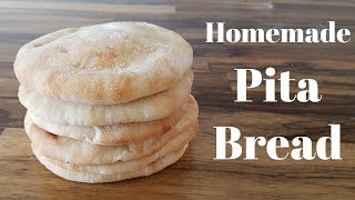 How to Make Homemade Pita Bread  Pita Recipe [upl. by Adina577]