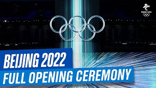 Beijing2022 Opening Ceremony  Full Replay [upl. by Fernand]