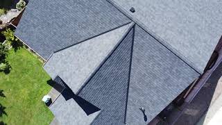 Roof Installation  Malarkey Vista Shingles  Midnight Black [upl. by Ataynik]