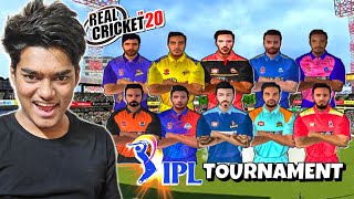 quotIPL TOURNAMENTquot🏆 in REAL CRICKET 20 [upl. by Akli]