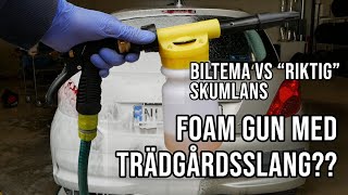 TESTAR BILTEMAS SKUMLANS SKUMTVÄTT  FOAM WASH [upl. by Michelsen]