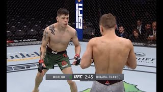 UFC277 Pelea Gratis Moreno Kara France 1 [upl. by Ahseiyk]