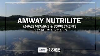 Nutrilite Vitamins amp Supplements for Optimal Health  Amway [upl. by Isoj]