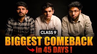 Class 9th How To Make Your Biggest Comeback in 45 Days   ft Prashant Kirad amp Digraj Singh Rajput [upl. by Keriann]