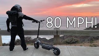 RION RE90 Electric Scooter Review  The Worlds Fastest Hyperscooter [upl. by Akeem715]