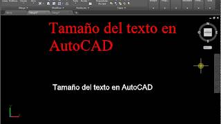 Tamaño del texto en AutoCAD [upl. by Selda]