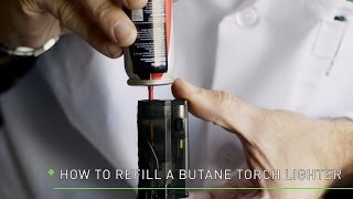 How to Fill a Butane Torch Lighter [upl. by Gebelein]