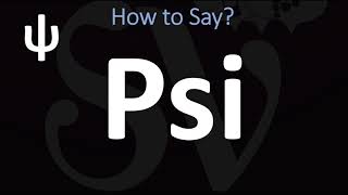 How to Pronounce Psi CORRECTLY  ψ Greek Alphabet Pronunciation [upl. by Llennor]