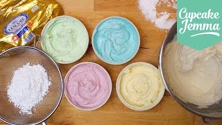 Buttercream Masterclass How to make Perfect Buttercream Icing  Cupcake Jemma [upl. by Toinette]