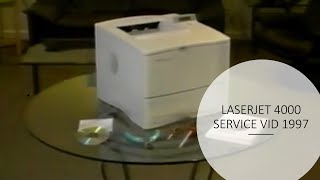 HP LaserJet 4000  4050 Service Training Video [upl. by Burrton]