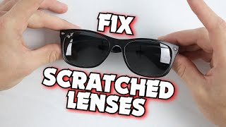 How to Fix RayBans With Scratched Lenses  Sunglasses Lens Replacement [upl. by Henebry]