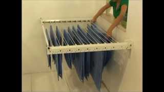 Easy Clothesline Laundry Hanging Device  for window [upl. by Goldwin]