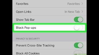 How To Disable Pop Up Blocker on iPhoneiPad SafariChrome [upl. by Enitsirhk]