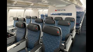 Delta A330300 cabin 3M3 4K [upl. by Audri802]