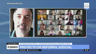 SDOR ESTEBAN BULLRICH 12  PLENARIO REFORMA JUDICIAL 190820 [upl. by Nosaj]