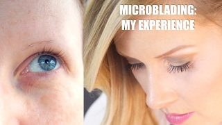 Microblading My Eyebrows My Experience [upl. by Wie]