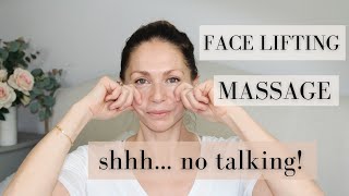 Face lifting massage Abigail James NO TALKING [upl. by Ailimac188]