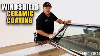 Ceramic Coating Your Windshield PREVENT BUG SPLATTER [upl. by Giovanna315]