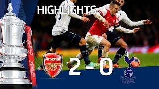 ARSENAL vs TOTTENHAM HOTSPUR 20 Official Goals amp Highlights FA Cup Third Round [upl. by Unam]