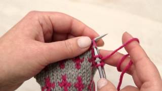 How to Knit Stranded Colorwork Fair Isle Knitting [upl. by Magnuson]