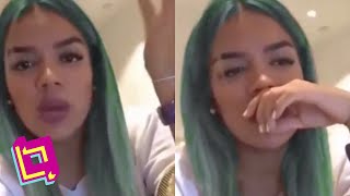 Karol G confiesa que terminó con Anuel  Instagram Live Video Completo [upl. by Magen905]