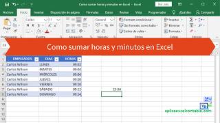 3 TRUCOS ► COMO SUMAR HORAS Y MINUTOS EN EXCEL 👈 [upl. by Kurtz576]