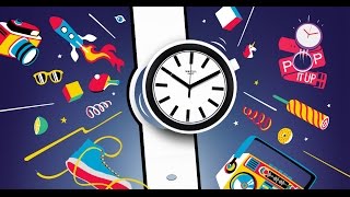 1 watch 5 Ways to Tell time Meet the New Swatch POP [upl. by Noslrac]