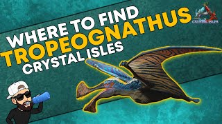 Ark Crystal Isles  Top 3 Tropeognathus Spawn Locations [upl. by Amada285]