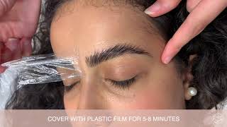 Perfect Eyelash Brow Lamination  Tutorial [upl. by Letta687]