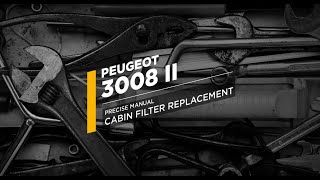 Cabin Filter Replacement  Peugeot 3008 I  WP9319 [upl. by Hendrick]