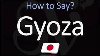 How to Pronounce Gyoza CORRECTLY [upl. by Ahsiekim]