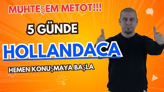 5 GÜNDE B1 HOLLANDACA 1 DERS HOLLANDACA ÖĞRENİYORUM [upl. by Llejk]