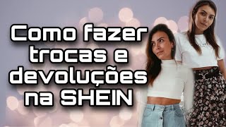 COMO FAZER UMA TROCA NO SITE DA SHEIN  FORMAS DE PAGAMENTO [upl. by Aihsinat]