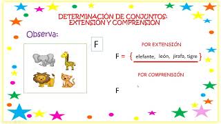 Determinación de conjuntos extensión y comprensión [upl. by Draillih]