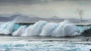 Ocean Waves Crashing  Relaxing Sounds  Calming Relaxation Music For Sleeping  1 Hour [upl. by Aenitsirhc]