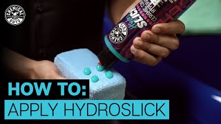 How To Apply HydroSlick Ceramic Coating Hyperwax  Chemical Guys [upl. by Coney681]