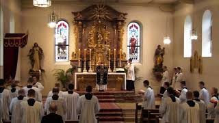 21 Mai  Ges Requiem  Hl Messe im tridentinischen Ritus  Priesterseminar Herz Jesu [upl. by Aracal]