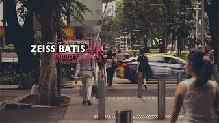 Zeiss Batis 85mm f18 OSS Lens 4K Video Test Tested with Sony A7SII [upl. by Nyltak]