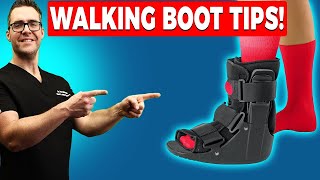 Aircast Walking Boot BEST TIPS Broken Foot or Broken Ankle [upl. by Sacks]