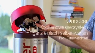 Quooker Kochendwassersystem ganz einfach selber warten [upl. by Farris373]