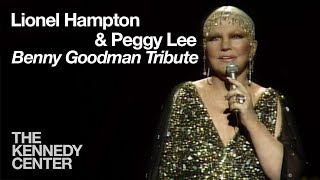 Lionel Hampton and Peggy Lee Benny Goodman Tribute  1982 Kennedy Center Honors [upl. by Arorua432]