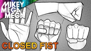 How To Draw HANDS amp FISTS FOR BEGINNERS [upl. by Eelarat624]