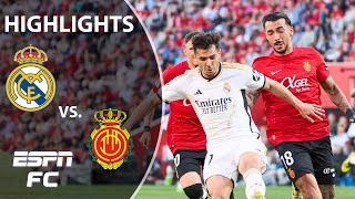 Mallorca vs Real Madrid  LALIGA Highlights  ESPN FC [upl. by Jayne]