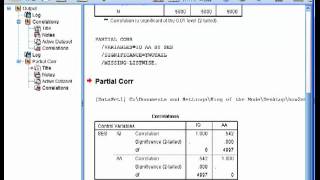 Partial Correlation  SPSS part1 [upl. by Analiese335]