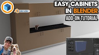 EASY Cabinets in Blender  FREE AddOn Tutorial [upl. by Charissa]