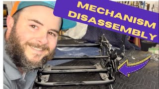 RECLINER REPAIR RECLINER MECHANISM DISASSEMBLY [upl. by Aivatnohs]