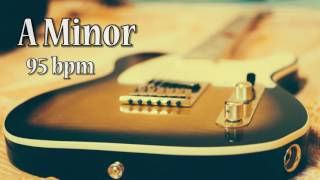 A Minor Rock Guitar Backing Track 95 bpm [upl. by Fleisher]