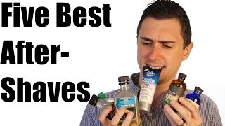 Five Best Aftershaves For Men [upl. by Haggar930]